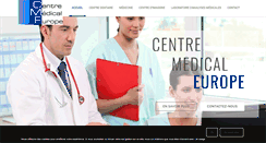 Desktop Screenshot of centre-medical-europe.fr